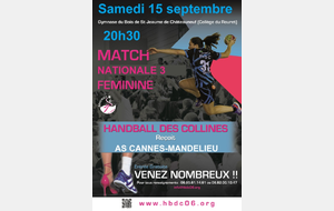 HBDC / CANNES    -     Championnat N3F