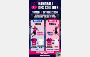 Séniors Filles et Séniors Garçons : matchs à domicile ce samedi !