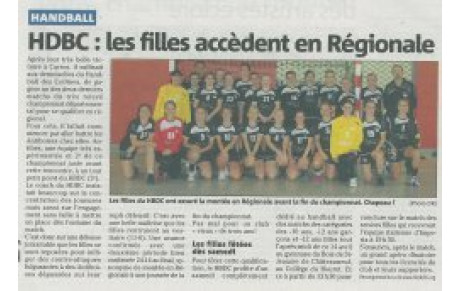 NOS FILLES QUALIFIEES EN REGIONALE !!!!!!!